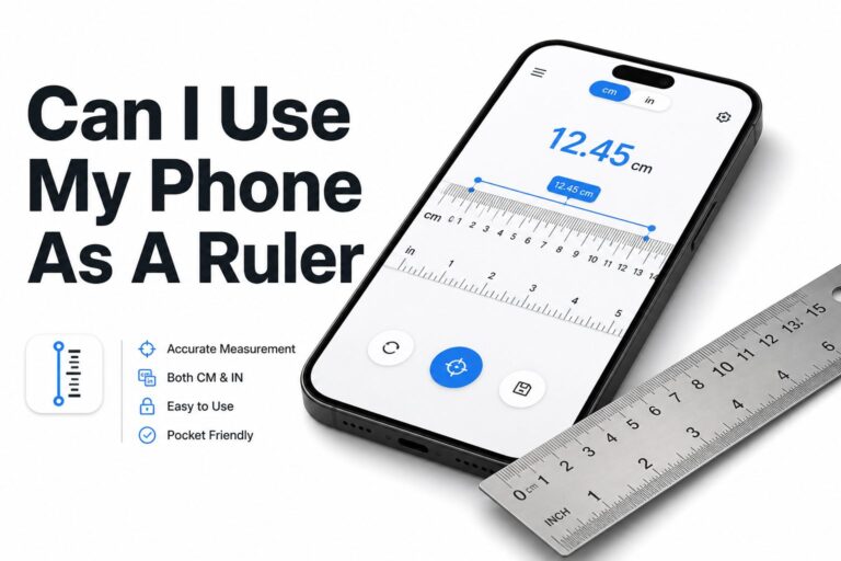 Can I Use My Phone as a Ruler? How to Measure Accurately
